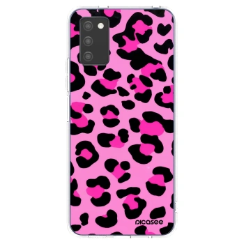 Picasee husă transparentă din silicon pentru Samsung Galaxy A02s A025G - Pink Tiger