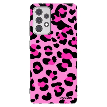 Picasee husă transparentă din silicon pentru Samsung Galaxy A52s 5G A528B - Pink Tiger