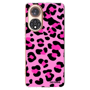 Picasee husă transparentă din silicon pentru Honor 50 5G - Pink Tiger