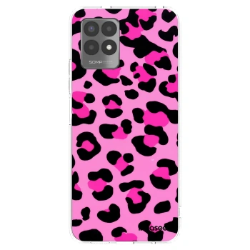 Picasee husă transparentă din silicon pentru Realme 8i - Pink Tiger
