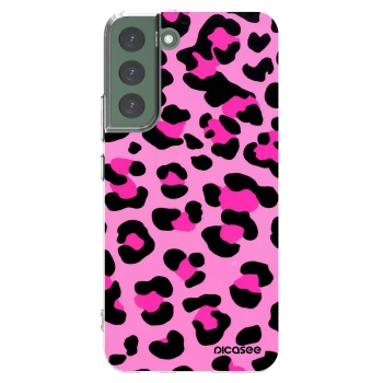 Picasee husă transparentă din silicon pentru Samsung Galaxy S22+ 5G - Pink Tiger