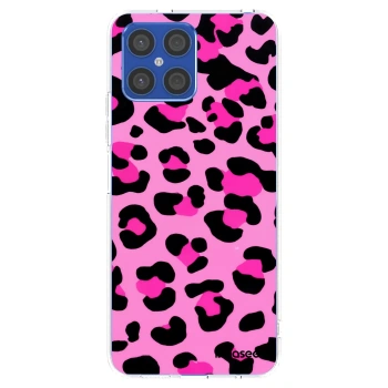 Picasee husă transparentă din silicon pentru Honor X8 4G - Pink Tiger