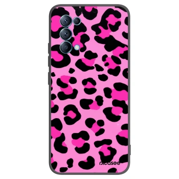 Picasee husă neagră din silicon pentru OPPO Reno 5 5G - Pink Tiger
