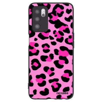 Picasee husă neagră din silicon pentru OPPO A16s - Pink Tiger