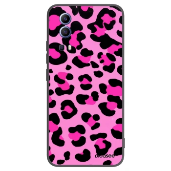 Picasee husă neagră din silicon pentru Vivo Y52 5G - Pink Tiger