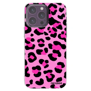 Picasee husă transparentă din silicon pentru Apple iPhone 14 Pro Max - Pink Tiger
