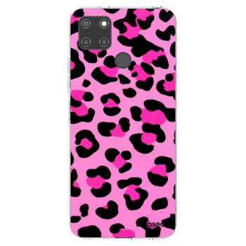 Picasee husă transparentă din silicon pentru Realme C21Y - Pink Tiger