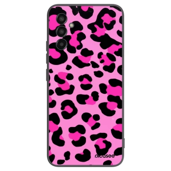 Picasee husă neagră din silicon pentru Samsung Galaxy M13 M135F - Pink Tiger