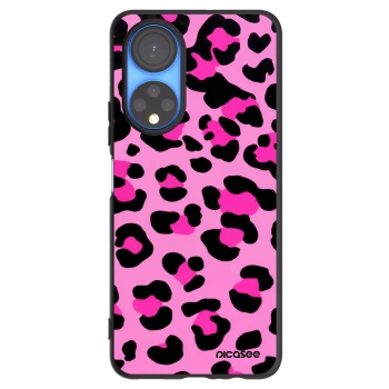 Picasee husă neagră din silicon pentru Honor X7 - Pink Tiger