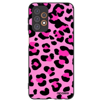 Picasee husă neagră din silicon pentru Samsung Galaxy A23 A236B 5G - Pink Tiger