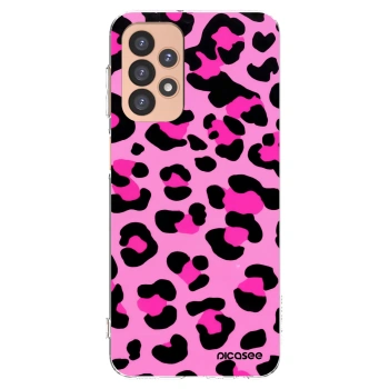 Picasee husă transparentă din silicon pentru Samsung Galaxy A23 A236B 5G - Pink Tiger