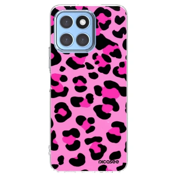 Picasee husă transparentă din silicon pentru Honor X8 5G - Pink Tiger