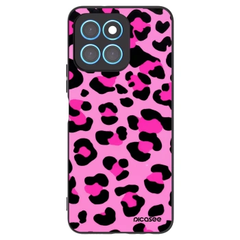 Picasee husă neagră din silicon pentru Honor X6 - Pink Tiger