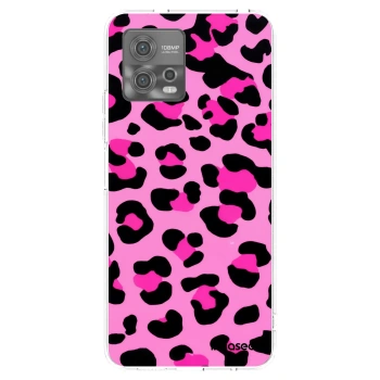 Picasee husă transparentă din silicon pentru Motorola Moto G72 - Pink Tiger