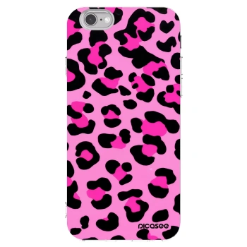 Picasee husă transparentă din silicon pentru Apple iPhone 6/6S - Pink Tiger