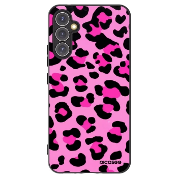 Picasee husă neagră din silicon pentru Samsung Galaxy A34 5G A346B - Pink Tiger