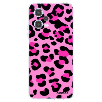 Picasee husă transparentă din silicon pentru Xiaomi Redmi Note 12 5G - Pink Tiger