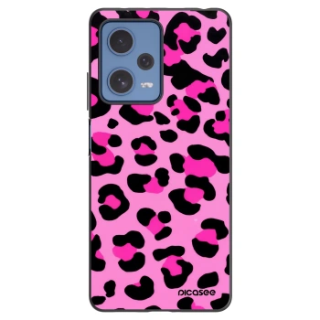 Picasee husă neagră din silicon pentru Xiaomi Redmi Note 12 Pro 5G - Pink Tiger
