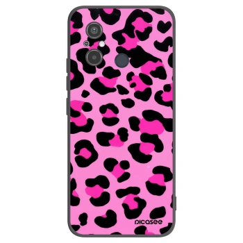 Picasee husă neagră din silicon pentru Xiaomi Redmi 12C - Pink Tiger