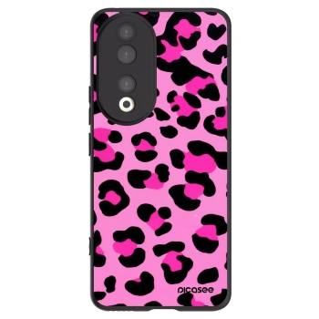 Picasee husă neagră din silicon pentru Honor 90 5G - Pink Tiger