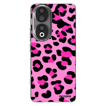 Picasee husă transparentă din silicon pentru Honor 90 5G - Pink Tiger