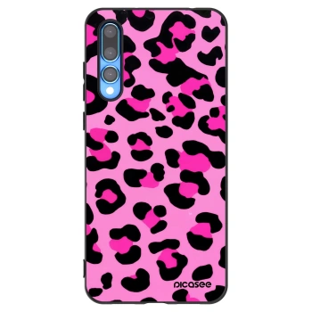 Picasee husă neagră din silicon pentru Huawei P20 Pro - Pink Tiger