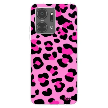 Picasee husă transparentă din silicon pentru Honor X7a - Pink Tiger