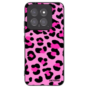 Picasee husă neagră din silicon pentru Xiaomi 14 - Pink Tiger