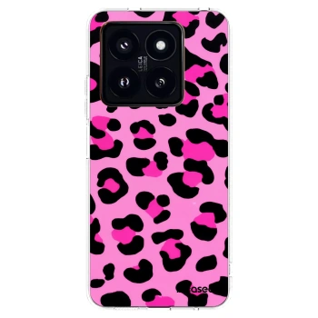 Picasee husă transparentă din silicon pentru Xiaomi 14 Pro - Pink Tiger