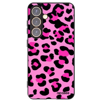 Picasee husă neagră din silicon pentru Samsung Galaxy S24 S921B 5G - Pink Tiger