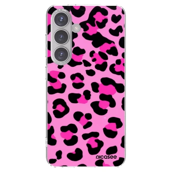 Picasee husă transparentă din silicon pentru Samsung Galaxy S24 S921B 5G - Pink Tiger
