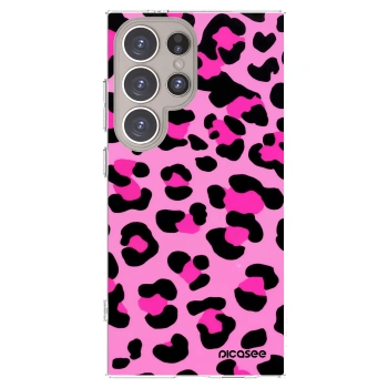 Picasee husă transparentă din silicon pentru Samsung Galaxy S24 Ultra S928B 5G - Pink Tiger