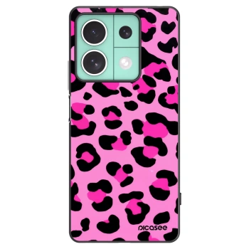 Picasee husă neagră din silicon pentru Xiaomi Redmi Note 13 5G - Pink Tiger