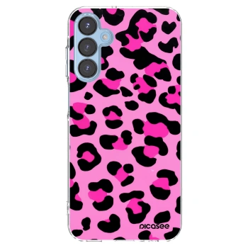 Picasee husă transparentă din silicon pentru Samsung Galaxy A15 A156B 5G - Pink Tiger