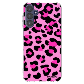 Picasee husă transparentă din silicon pentru Samsung Galaxy A15 A155F 4G - Pink Tiger