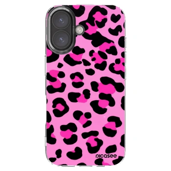 Picasee husă transparentă din silicon pentru Apple iPhone 16 - Pink Tiger
