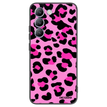 Picasee husă neagră din silicon pentru Vivo V40 SE 5G - Pink Tiger
