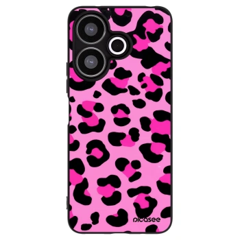 Picasee husă neagră din silicon pentru Xiaomi Redmi 13 4G - Pink Tiger