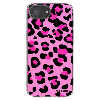 Picasee husă transparentă din silicon pentru Apple iPhone 16e - Pink Tiger