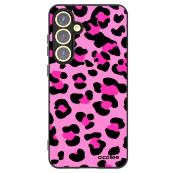 Picasee husă neagră din silicon pentru Samsung Galaxy S24 FE S721B - Pink Tiger