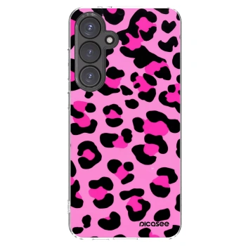Picasee husă transparentă din silicon pentru Samsung Galaxy S24 FE S721B - Pink Tiger