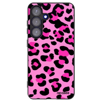 Picasee husă neagră din silicon pentru Samsung Galaxy S25 5G - Pink Tiger
