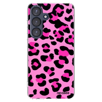 Picasee husă transparentă din silicon pentru Samsung Galaxy S25 5G - Pink Tiger