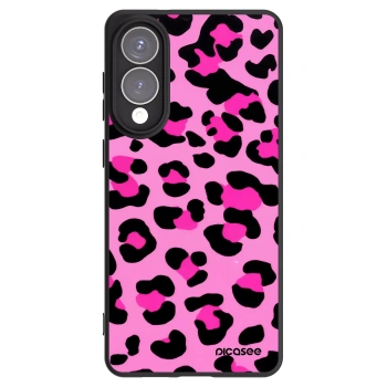 Picasee husă neagră din silicon pentru Samsung Galaxy S25 Edge 5G - Pink Tiger