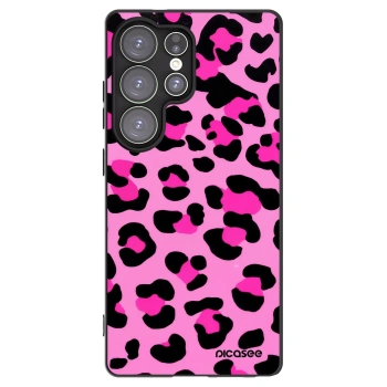 Picasee husă neagră din silicon pentru Samsung Galaxy S25 Ultra 5G - Pink Tiger