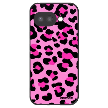 Picasee husă neagră din silicon pentru Google Pixel 9a - Pink Tiger