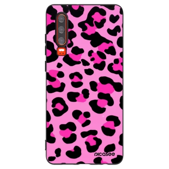 Picasee husă neagră din silicon pentru Huawei P30 - Pink Tiger