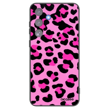 Picasee husă neagră din silicon pentru Samsung Galaxy S25 FE 5G - Pink Tiger