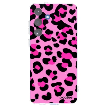 Picasee husă transparentă din silicon pentru Samsung Galaxy S25 FE 5G - Pink Tiger