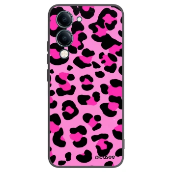 Picasee husă neagră din silicon pentru Vivo Y29s 5G - Pink Tiger